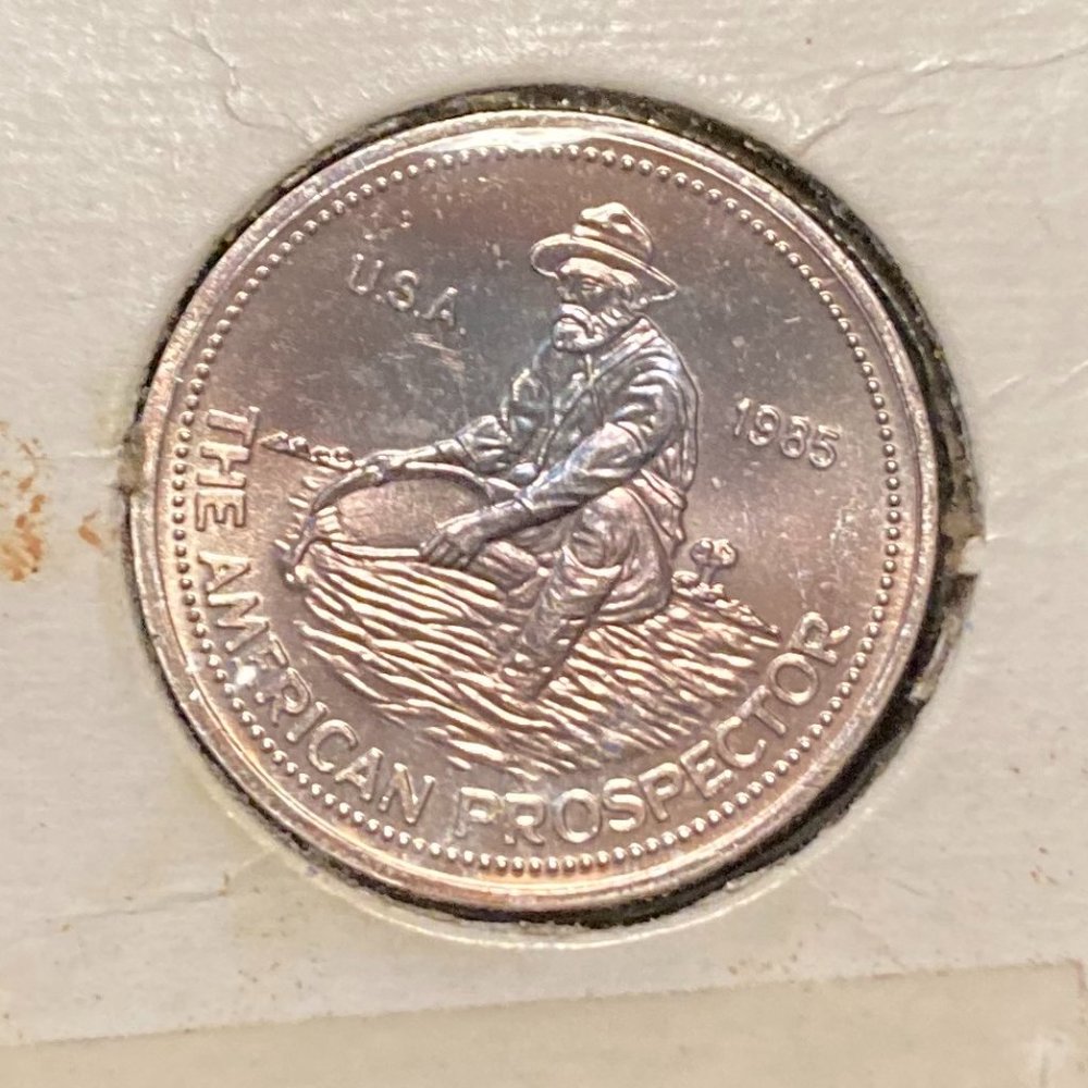 1985 The American Prospector Engelhard 1/4 Troy Ounce .999 Fine Silver - Picture 6 of 7